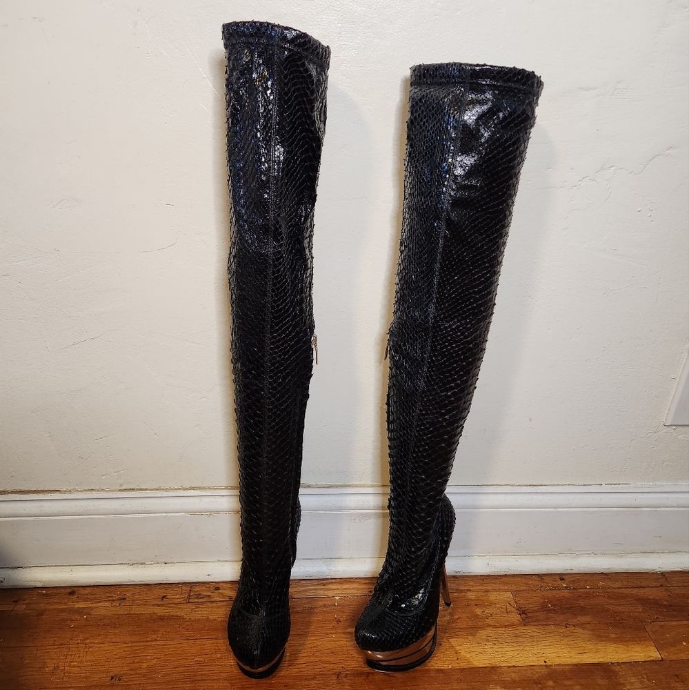 Massimo Dogana Pyton Snake skin boots